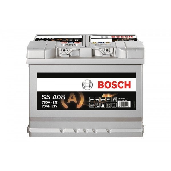 Akumuliatorius Bosch 70Ah 760A (S5A08) AGM