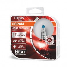 Osram lemputės Night Breaker LASER H1 +150% | NEXT