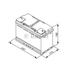 Akumuliatorius Bosch 77Ah 780A (S5008)