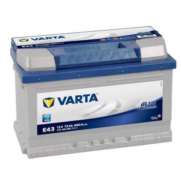 Akumuliatorius VARTA 72 Ah 680 A (E43)