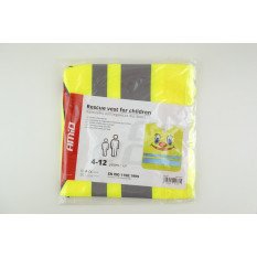 Saugos liemenė vaikams geltona SVK-04 su pažymėjimu