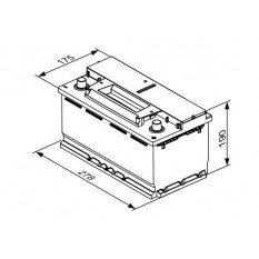 Akumuliatorius Bosch 70A 760Ah EFB S4E08