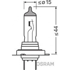 Halogeninė lemputė H7 24V OSRAM 70W artimos/tolimos šviesos