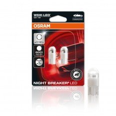 Legalios Osram LED lemputės w5w T10 Canbus nemeta klaidos