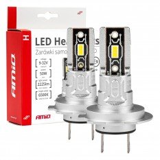 LED lemputės H7 H-mini AMiO 03332