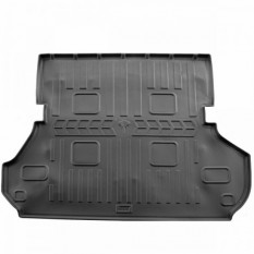 Guminis bagažinės kilimėlis TOYOTA Land Cruiser 100 1998-2007 (5 of 7 seats used) black /6022461