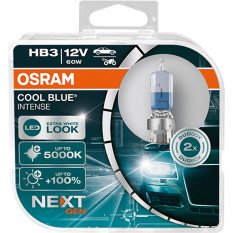Osram lemputės COOL BLUE HB3 Intense +100% NEXT gen