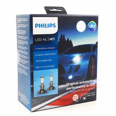 LED lemputės H7 X-treme Ultinon gen2 12V 20W Philips +250%