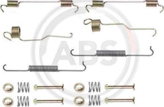 A.B.S. 0804Q - Priedų komplektas, stabdžių trinkelės autoreka.lt