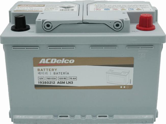 ACDelco 19380212 - Starterio akumuliatorius autoreka.lt