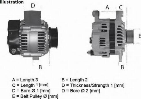 AINDE CGB-85613 - Kintamosios srovės generatorius autoreka.lt