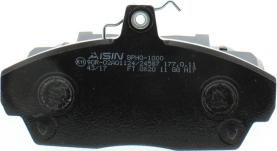 AISIN BPHO-1000 - Stabdžių trinkelių rinkinys, diskinis stabdys autoreka.lt
