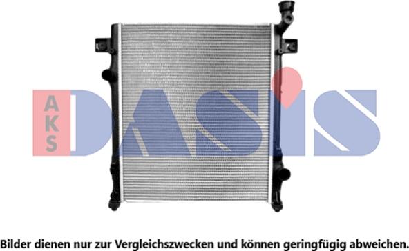 AKS Dasis 520122N - Radiatorius, variklio aušinimas autoreka.lt