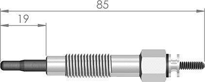 A-N PARTS 084 514 - Kaitinimo žvakė autoreka.lt