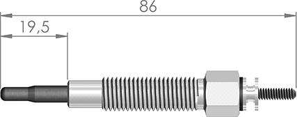 A-N PARTS 084 171 - Kaitinimo žvakė autoreka.lt