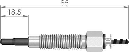 A-N PARTS 085 352 - Kaitinimo žvakė autoreka.lt