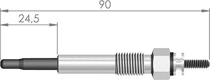 A-N PARTS 088 122 - Kaitinimo žvakė autoreka.lt