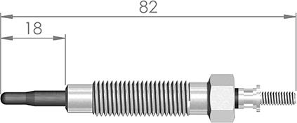 A-N PARTS 079 007 - Kaitinimo žvakė autoreka.lt