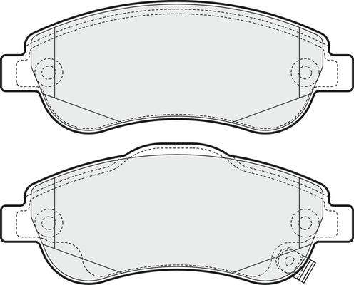 OEMparts 24639 - Stabdžių trinkelių rinkinys, diskinis stabdys autoreka.lt