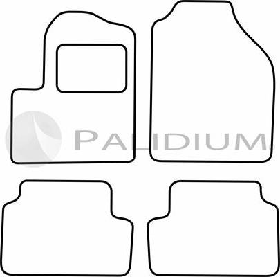 Ashuki PAL18-5448 - Grindų kilimėlių rinkinys autoreka.lt