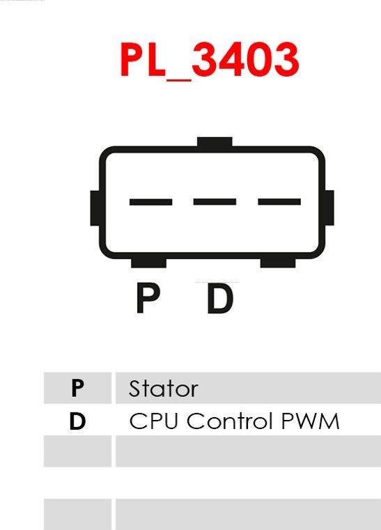 AS-PL A5058(P) - Kintamosios srovės generatorius autoreka.lt