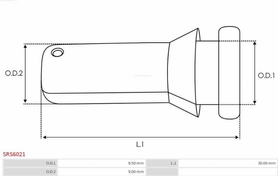 AS-PL SRS6021 - Remonto komplektas, starteris autoreka.lt