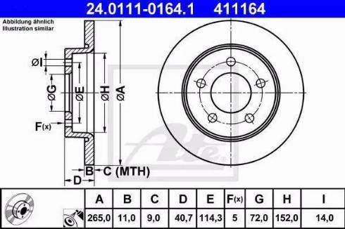 Alpha Brakes HTT-MZ-026 - Stabdžių diskas autoreka.lt