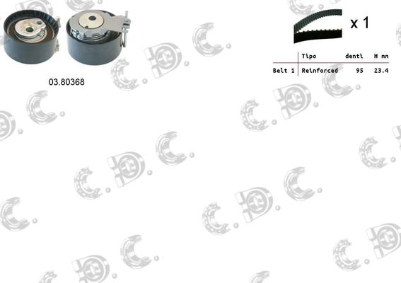 Autokit 04.5111 - Paskirstymo diržo komplektas autoreka.lt