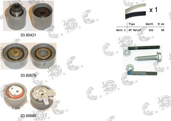 Autokit 04.5118 - Paskirstymo diržo komplektas autoreka.lt