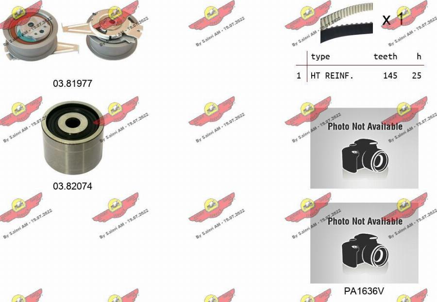 Autokit 04.5370PA2 - Vandens siurblio ir paskirstymo diržo komplektas autoreka.lt