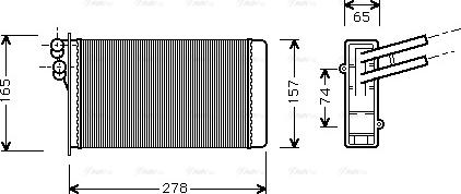 Ava Quality Cooling AI 6097 - Šilumokaitis, salono šildymas autoreka.lt