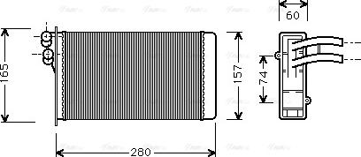 Ava Quality Cooling AI 6141 - Šilumokaitis, salono šildymas autoreka.lt