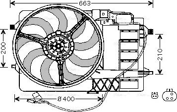 Ava Quality Cooling BW 7506 - Ventiliatorius, radiatoriaus autoreka.lt