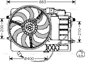 Ava Quality Cooling BW 7516 - Ventiliatorius, radiatoriaus autoreka.lt