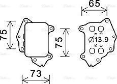 Ava Quality Cooling CN3309 - Alyvos aušintuvas, variklio alyva autoreka.lt