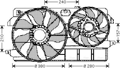 Ava Quality Cooling FD 7535 - Ventiliatorius, radiatoriaus autoreka.lt