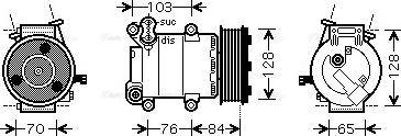 Ava Quality Cooling FDAK418 - Kompresorius, oro kondicionierius autoreka.lt