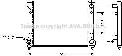 Ava Quality Cooling ST 2033 - Radiatorius, variklio aušinimas autoreka.lt