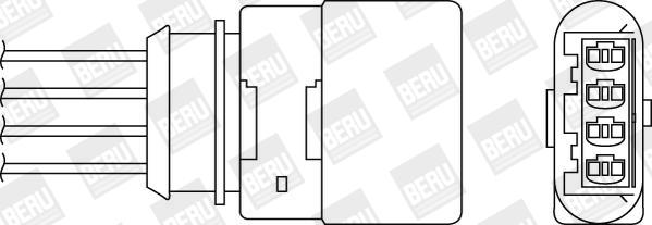 BERU by DRiV OPH062 - Lambda jutiklis autoreka.lt