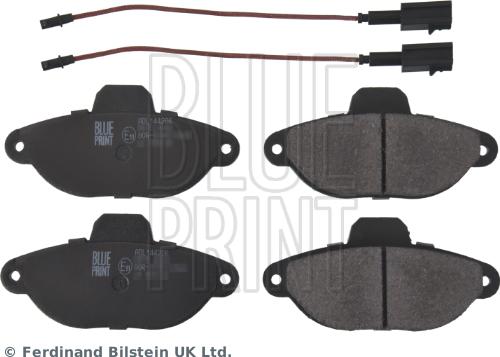 Blue Print ADL144206 - Stabdžių trinkelių rinkinys, diskinis stabdys autoreka.lt