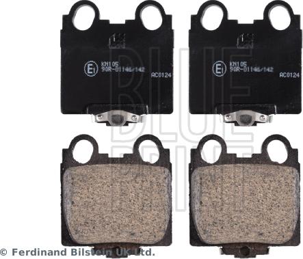 Blue Print ADT342108 - Stabdžių trinkelių rinkinys, diskinis stabdys autoreka.lt