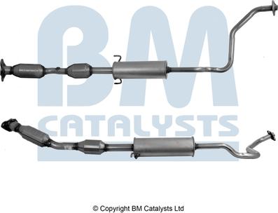 BM Catalysts BM92298H - Katalizatoriaus keitiklis autoreka.lt