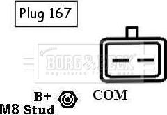 Borg & Beck BBA2583 - Kintamosios srovės generatorius autoreka.lt
