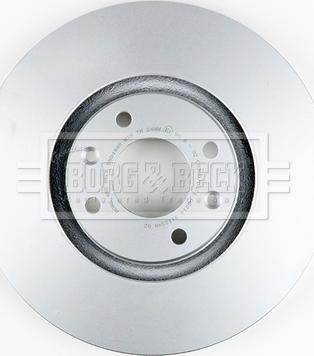 Borg & Beck BBD4468 - Stabdžių diskas autoreka.lt