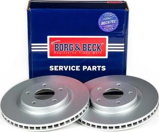 Borg & Beck BBD4657 - Stabdžių diskas autoreka.lt