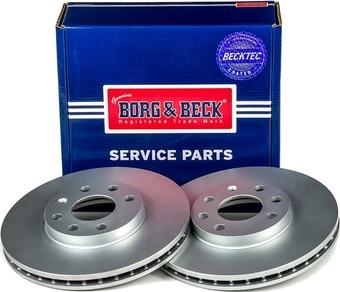 Borg & Beck BBD4073 - Stabdžių diskas autoreka.lt