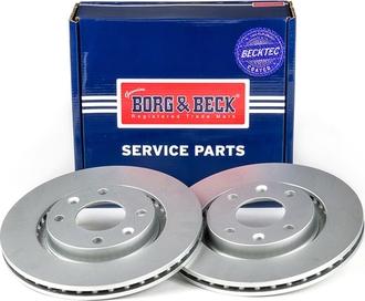 Borg & Beck BBD4245 - Stabdžių diskas autoreka.lt