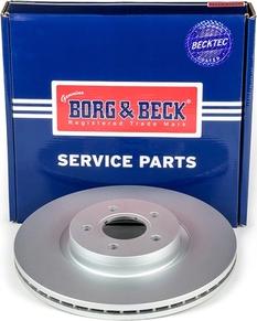 Borg & Beck BBD5925S - Stabdžių diskas autoreka.lt