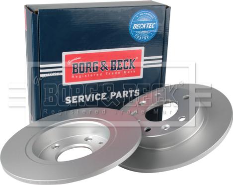 Borg & Beck BBD5663 - Stabdžių diskas autoreka.lt
