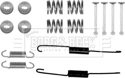 Borg & Beck BBK6226 - Priedų komplektas, stabdžių trinkelės autoreka.lt